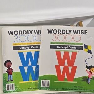 Wordly Wise 3000 Concept Cards Book K & 1 Vocabulary Instruction Cheryl Dressler